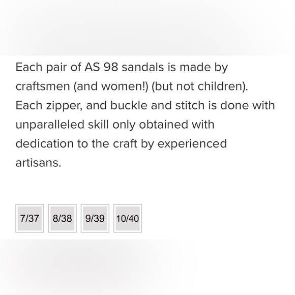 A.S. 98 Nyx Studded Sandals Size 7 NWT - Picture 5 of 16